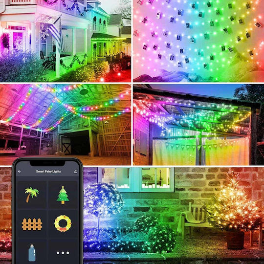 Умни LED Лампички 10 м USB на Лента