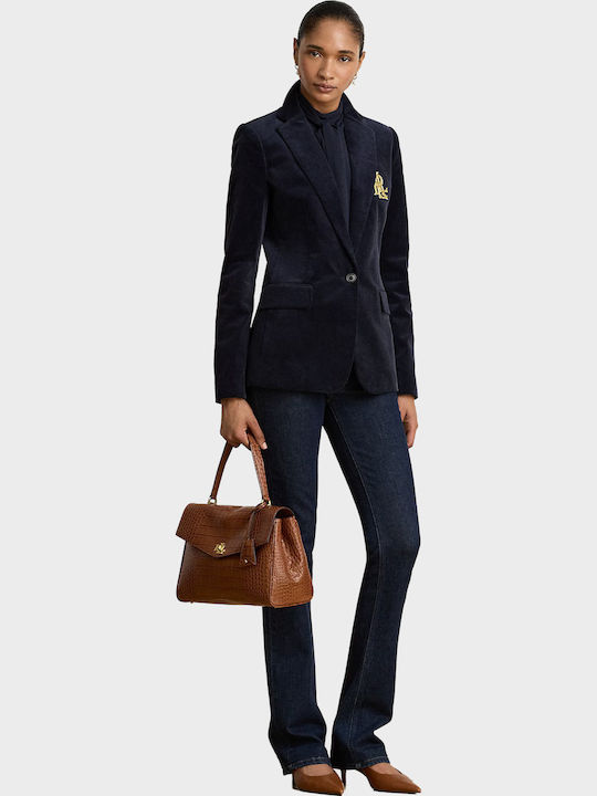 Ralph Lauren Дамско Рипсено Сако Тъмносин Ralph Lauren Дамско Рипсено Сако Тъмносин
