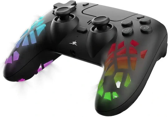 White Shark Actuarius Wireless Gamepad for Android / PC / PS3 / PS4 / PS5 / iOS Black
