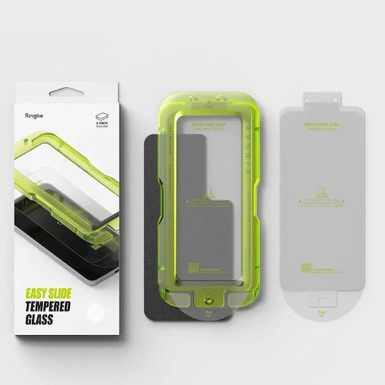 Σκληρυμένο Γυαλί Ringke Easy Slide Samsung Galaxy S25 Fe Clear 2 Pack