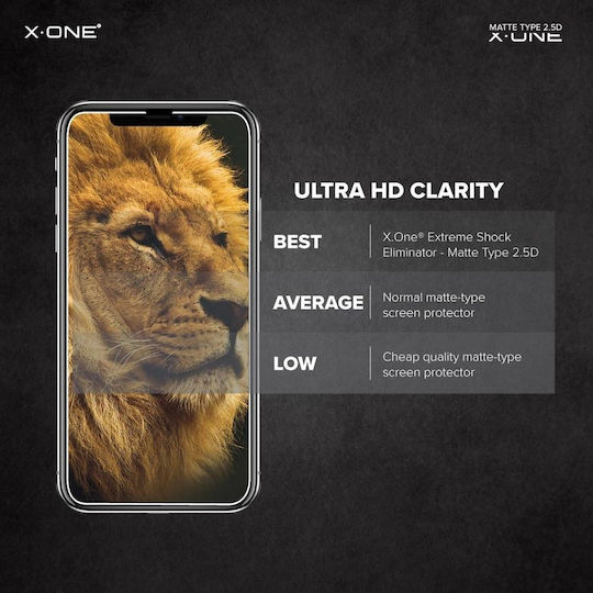 X-one Full Cover Extra Strong Crystal Clear Samsung S25 Fe S26 Fe Tempered Glass 9h