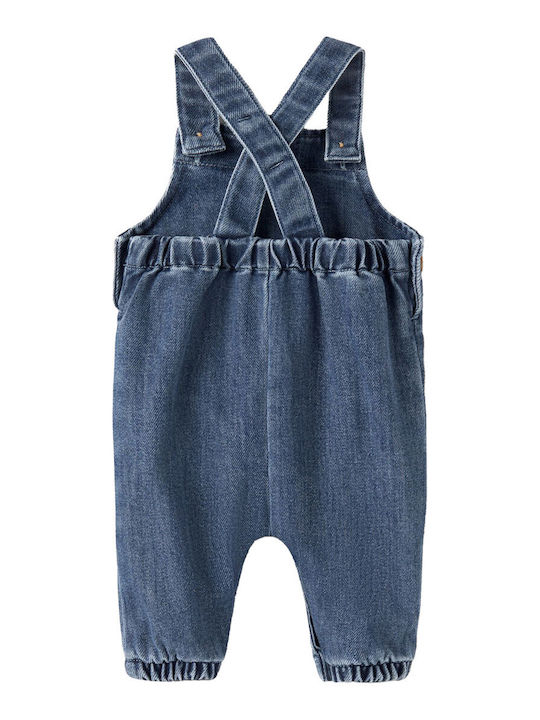 Kids' Blue Denim Dungarees