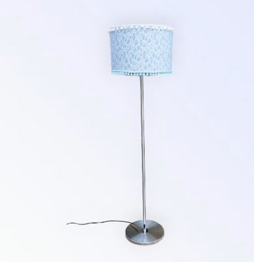 Cells Floor Lamp Dimensions H35xL1.55cm with Lamp Bulb Base for E27 Blue