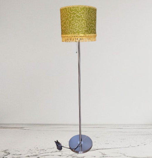 Oxygen Gold Pearl Floor Lamp H165xW35cm. with Socket for Bulb E27 Green