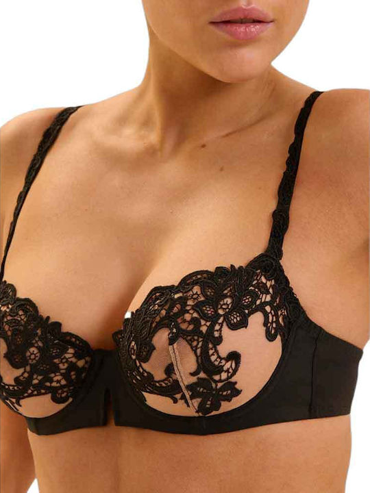Black Non-Padded Underwire Bra