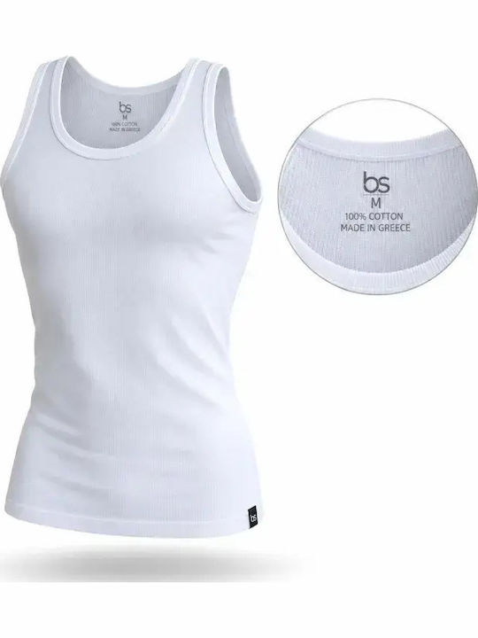 Ανδρικές Φανέλες σε Λευκό Χρώμα 2Pack