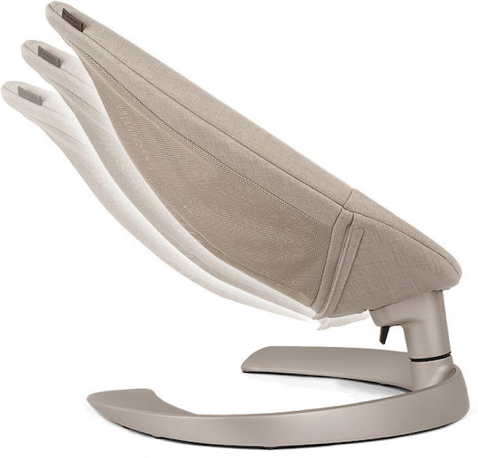 Nuna Elektrische Babywippe Leaf Grow Beige für Kinder bis 60 kg