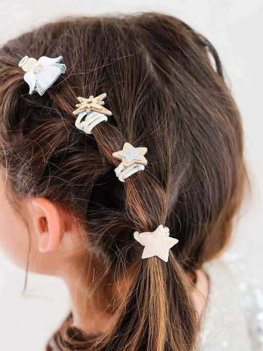 Mimi & Lula Sparkle Angel Kinder-Haargummis, 8 Stück