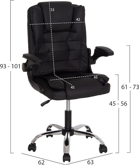 HomeMarkt Canan Black Office Chair