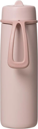 B.Box Stainless Steel Kids Batman Thermos Water Bottle with Pop-Up Spout Pink 690ml