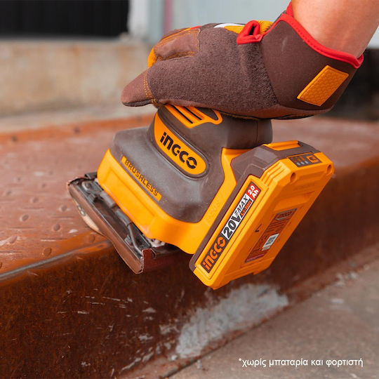 Ingco CSHSLI2024 20V Solo Cordless Palm Sander