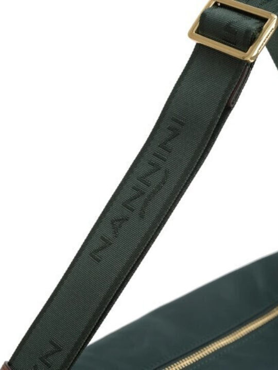 Green Fabric Women's Shoulder Bag