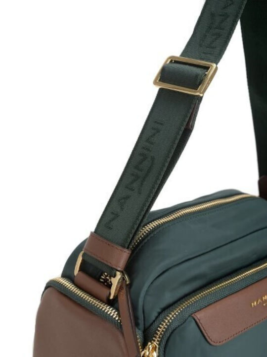 Green Fabric Women's Shoulder Bag