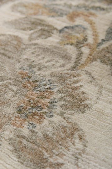 Viokarpet Blossom 04109a Runner Rug Cream - Salmon 80x230cm