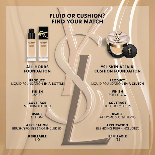 Ysl Affair Soft Glow Cushion Foundation Ln5 14gr