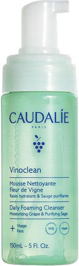 Caudalie Vinoclean Spumă de Curățare pentru Față și Ochi pentru Strălucire 150ml