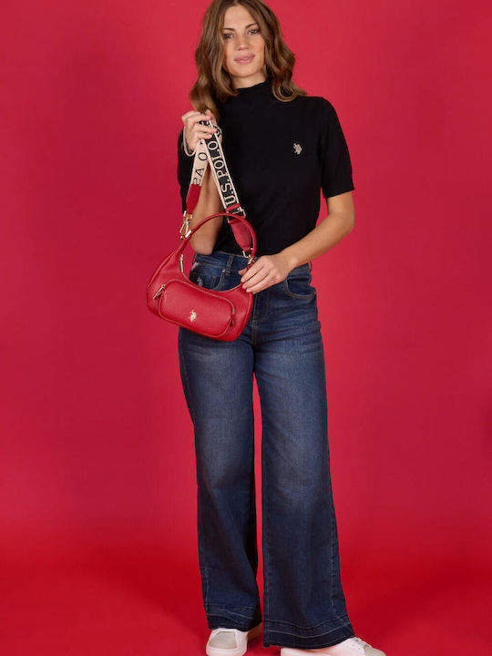 Fabric Women's Bag Red