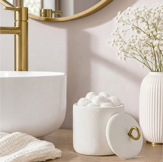 Douceur d'Intérieur Cutie de Organizare Pentru Cosmetice Albă 13.3x10x10cm.