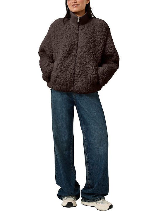 Women's Dark Brown Winter Jacket