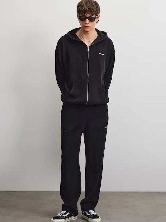 Men's Trousers Washed Black
