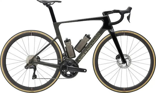 Cannondale Supersix Evo 1 Sl 28 Zoll Schwarzes Straßenfahrrad mit Geschwindigkeiten