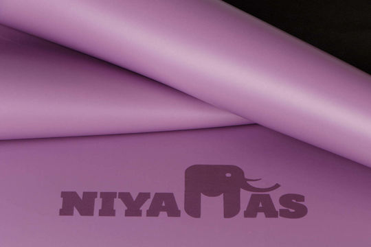 Niyamas Yogamatte Lila mit Tragegurt (183x68x0,5cm)