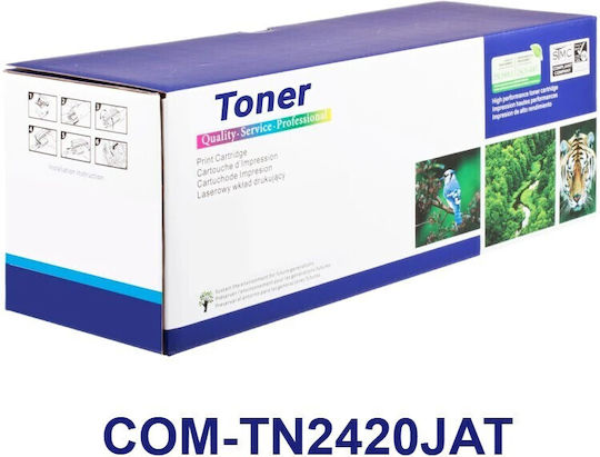 Dragon Toner Compatible Toner for Brother Laser Printer Tn2420xl / Tn2410xl Black with Chip
