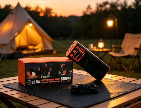 Amaya APB-F500L Външна батерия 50000mAh 22.5W с 2 USB-A порта и 2 USB-C порта Черна