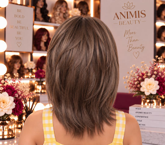 Animis Beauty Περούκα με Συνθετική Τρίχα 40cm