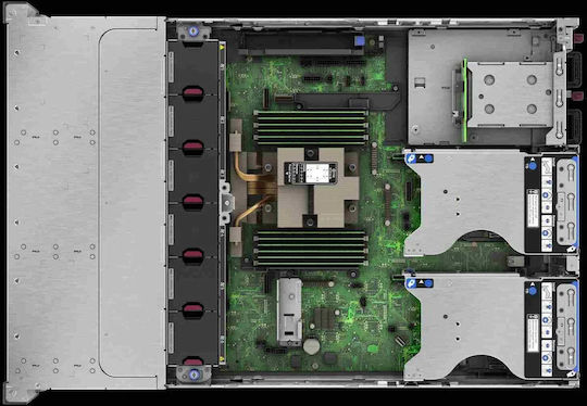 HP HPE DL345 G11 (EPYC 9015/64 GB DDR5/960 GB + 960 GB /2×1000 W, MR416i-p 8LFF 4p1G/Ohne Betriebssystem)