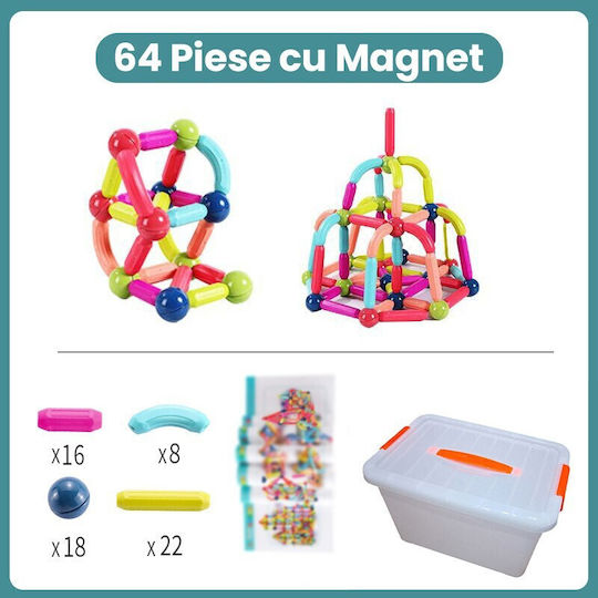 Jucărie Magnetică de Construcție