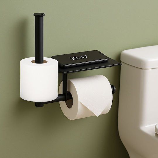 Relaxdays Black Metal Paper Holder 4052025856809