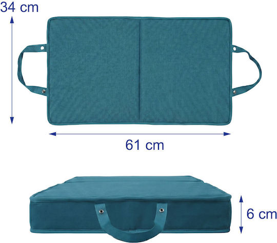 Relaxdays Folding Knee Cushion Dark Green
