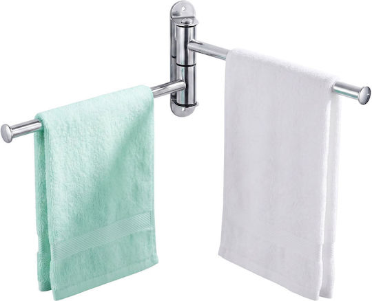 Relaxdays Inox Badezimmerhaken Grau