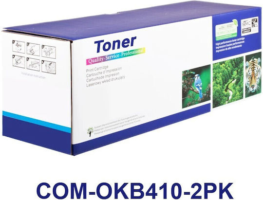 Dragon Toner Συμβατό Toner για Laser Εκτυπωτή OKI Oki B410 Bk 43979102 Μαύρο