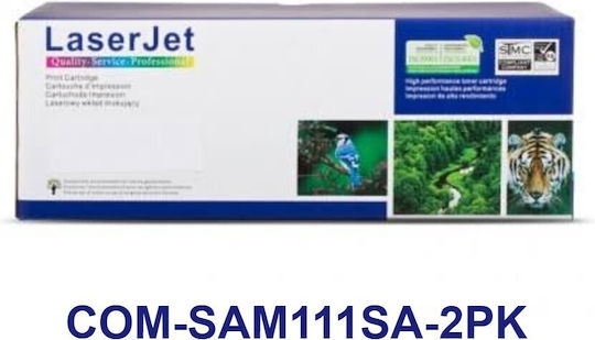 Dragon Toner Съвместим Тонер за Лазерен Принтер Samsung Mlt-d111s Черен с нов Чип
