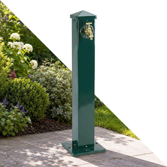 Relaxdays Corner Garden Fountain Gold-gray 91 × 22.5 × 22.5 Cm