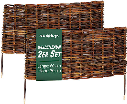Relaxdays Flower Μπορντούρα Κήπου 1m x 15cm Relaxdays Flower Μπορντούρα Κήπου 1m x 15cm