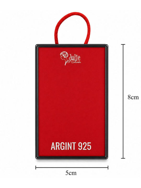 Mărțișor Brățară Din Argint 925 Jolie Model Inimă Te Iubesc Mărțișor De 1 Martie Șnur Roșu Din Argint