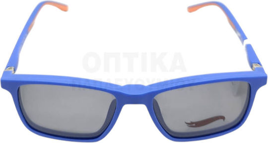 Kinderbrille Hot Wheels Clip-on Hwcl001 Blau Inklusive Sonnenclip