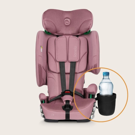 Lionelo Nelly i-Size Car Seat with Isofix Pink Mauve 9-36 kg