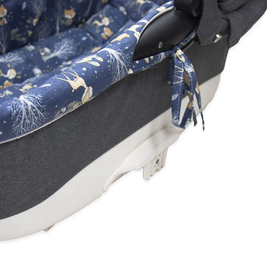 Kerstin Breathable Stroller Mattress 38x80cm Blue