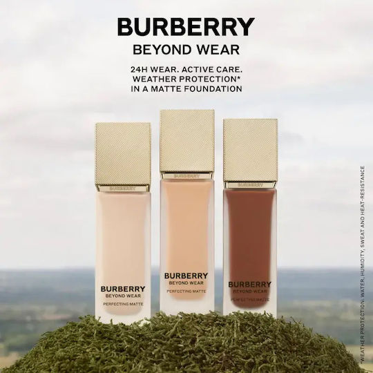 Burberry Beyond Wear Perfecting Matte Foundation, Farbton: Light Cool 040, 30 ml, flüssige Foundation mit mattem Finish, Light Cool 040, 30 ml