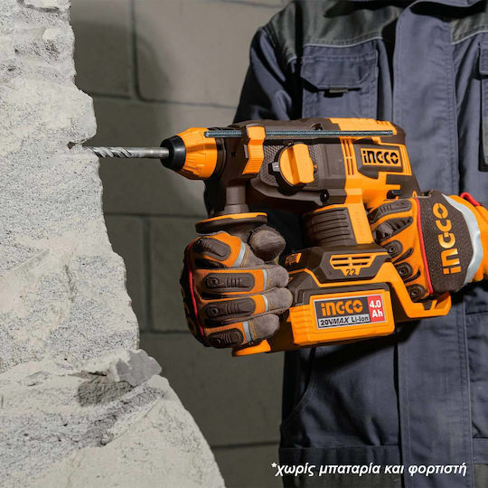 Ingco CRHLI22208 Ciocan Rotopercutor cu Acumulator Brushless 20V Solo cu Prindere SDS Plus