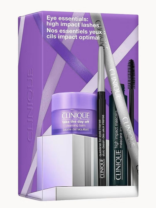 Clinique Eye Essentials High Impact Lashes Eye Makeup Set Black 3 Pieces