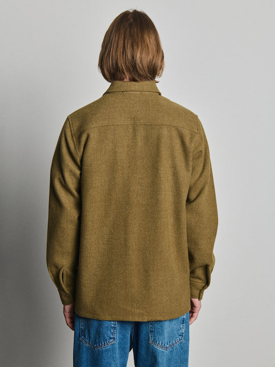 Adrian Overshirt cu Mâneci Lungi Honey
