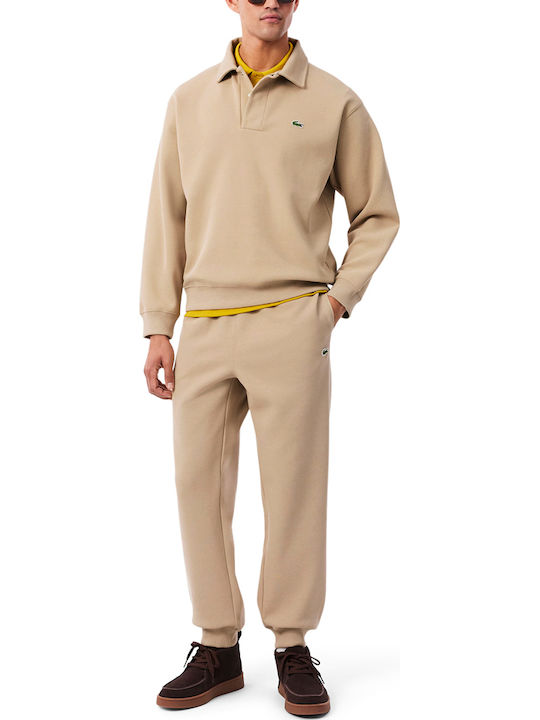 Jogginghose mit Gummizug Beige