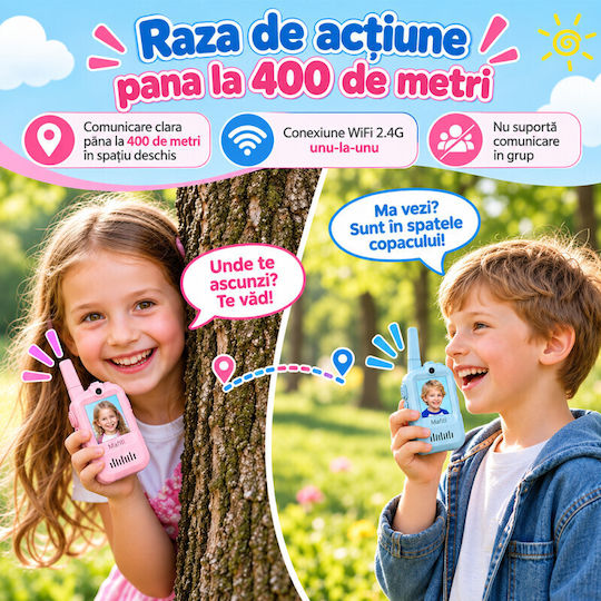 Mafiti Walkie Talkie Pentru Copii