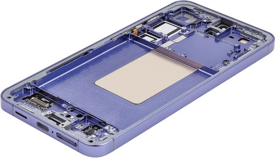 Ansamblu OLED Cu Ramă Samsung Galaxy S24 Plus 5G Versiunea SUA și Internațională Aftermarket Plus 120 Hz Violet Cobalt