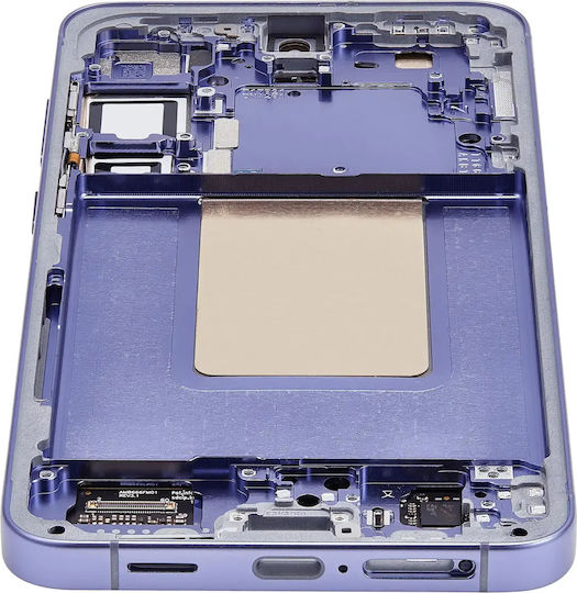 Ansamblu OLED Cu Ramă Samsung Galaxy S24 Plus 5G Versiunea SUA și Internațională Aftermarket Plus 120 Hz Violet Cobalt